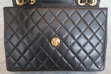 画像をギャラリービューアに読み込む, CHANEL/シャネル 中マトラッセシングルフラップチェーンショルダーバッグ ラムスキン ブラック/ゴールド金具 ショルダーバッグ 700080219
