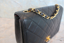 画像をギャラリービューアに読み込む, CHANEL/シャネル マトラッセフルフラップチェーンショルダーバッグ ラムスキン ブラック/ゴールド金具 800040106