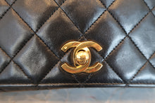 画像をギャラリービューアに読み込む, CHANEL/シャネル マトラッセフルフラップチェーンショルダーバッグ ラムスキン ブラック/ゴールド金具 800040106