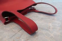 Load image into Gallery viewer, HERMES PICOTIN LOCK PM Clemence leather Rouge garance Hand bag 700120177