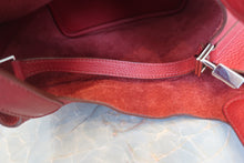 Load image into Gallery viewer, HERMES PICOTIN LOCK PM Clemence leather Rouge garance Hand bag 700120177