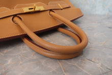 画像をギャラリービューアに読み込む, HERMES/エルメス バーキン35 アルデンヌ ナチュラル □F刻印 ハンドバッグ 800030035