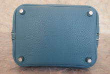 画像をギャラリービューアに読み込む, HERMES/エルメス ピコタンロックPM トリヨンクレマンス ブルージーン □N刻印 ハンドバッグ 800010184