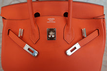 將圖片載入圖庫檢視器 HERMES/エルメス バーキン25 トゴ フー T刻印 ハンドバッグ 700060196