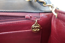 Load image into Gallery viewer, CHANEL  Diana matelasse chain shoulder bag Lambskin Black/Gold hadware Shoulder bag 700080161