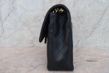 Load image into Gallery viewer, CHANEL Matelasse double flap double chain shoulder bag Lambskin Black/Gold hadware Shoulder bag 700080229