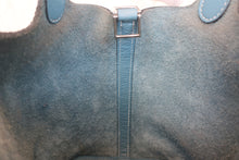 画像をギャラリービューアに読み込む, HERMES/エルメス ピコタンロックPM トリヨンクレマンス ブルージーン □N刻印 ハンドバッグ 800010184