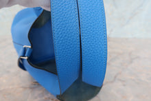 Load image into Gallery viewer, HERMES PICOTIN LOCK MM Clemence leather Blue zanzibar X Engraving Hand bag 700100043