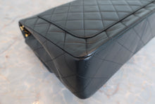 Load image into Gallery viewer, CHANEL Matelasse double flap double chain shoulder bag Lambskin Black/Gold hadware Shoulder bag 700080229