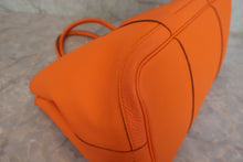 Load image into Gallery viewer, HERMES GARDEN PARTY PM Negonda leather Orange □O Engraving Tote bag 800070149