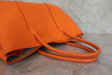 Load image into Gallery viewer, HERMES GARDEN PARTY PM Negonda leather Orange □O Engraving Tote bag 800070149