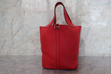 画像をギャラリービューアに読み込む, HERMES/エルメス ピコタンロックMM トリヨンクレマンス ルージュヴィフ □H刻印 ハンドバッグ 700110072