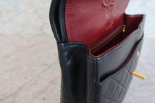 Load image into Gallery viewer, CHANEL Matelasse double flap double chain shoulder bag Lambskin Black/Gold hadware Shoulder bag 700080229