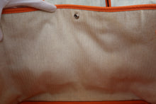 Load image into Gallery viewer, HERMES GARDEN PARTY PM Negonda leather Orange □O Engraving Tote bag 800070149