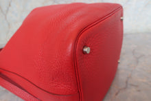 画像をギャラリービューアに読み込む, HERMES/エルメス ピコタンロックMM トリヨンクレマンス ルージュヴィフ □H刻印 ハンドバッグ 700110072