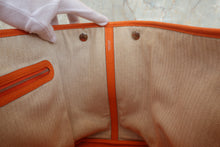 Load image into Gallery viewer, HERMES GARDEN PARTY PM Negonda leather Orange □O Engraving Tote bag 800070149