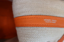 Load image into Gallery viewer, HERMES GARDEN PARTY PM Negonda leather Orange □O Engraving Tote bag 800070149
