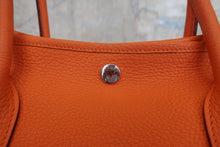 Load image into Gallery viewer, HERMES GARDEN PARTY PM Negonda leather Orange □O Engraving Tote bag 800070149