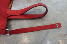 画像をギャラリービューアに読み込む, HERMES/エルメス ピコタンロックMM トリヨンクレマンス ルージュヴィフ □H刻印 ハンドバッグ 700110072