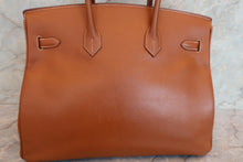 Load image into Gallery viewer, HERMES BIRKIN 35 Graine Couchevel leather Gold 〇Z Engraving Hand bag 700060124