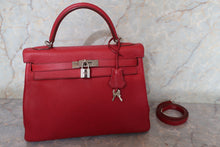 將圖片載入圖庫檢視器 HERMES/エルメス ケリー32 トリヨンクレマンス ルージュガランス □N刻印 ショルダーバッグ 700110063