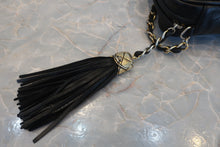 Load image into Gallery viewer, CHANEL Matelasse fringe chain shoulder bag Lambskin Black/Gold hadware Shoulder bag 700120146