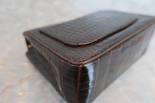將圖片載入圖庫檢視器 CHANEL/シャネル ミニマトラッセシングルフラップチェーンショルダーバッグ クロコダイル/ラムスキン ブラウン/ゴールド金具 ショルダーバッグ 600040211
