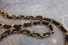 將圖片載入圖庫檢視器 CHANEL/シャネル ミニマトラッセシングルフラップチェーンショルダーバッグ クロコダイル/ラムスキン ブラウン/ゴールド金具 ショルダーバッグ 600040211