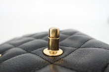 Load image into Gallery viewer, CHANEL Medium Matelasse Double Flap Double Chain shoulder bag Caviar skin Black/Gold hardware Shoulder bag 800100157