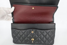 Load image into Gallery viewer, CHANEL Medium Matelasse Double Flap Double Chain shoulder bag Caviar skin Black/Gold hardware Shoulder bag 800100157