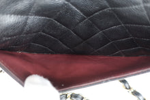 Load image into Gallery viewer, CHANEL Medium Matelasse Double Flap Double Chain shoulder bag Caviar skin Black/Gold hardware Shoulder bag 800100157