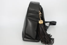 Load image into Gallery viewer, CHANEL CC mark Fringe Chain shoulder bag Lambskin Black/Gold hardware Shoulder bag 800090126