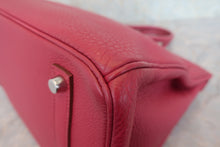 画像をギャラリービューアに読み込む, HERMES/エルメス バーキン35 トゴ ルビー □N刻印 ハンドバッグ 800010213