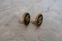 Load image into Gallery viewer, CHANEL CC mark Round earring Gold plate Gold Earring 700050076