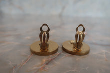 Load image into Gallery viewer, CHANEL CC mark Round earring Gold plate Gold Earring 700050076