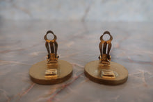 Load image into Gallery viewer, CHANEL CC mark Round earring Gold plate Gold Earring 700050076