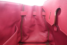 画像をギャラリービューアに読み込む, HERMES/エルメス バーキン35 トゴ ルビー □N刻印 ハンドバッグ 800010213