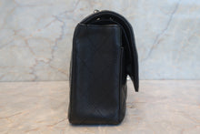 Load image into Gallery viewer, CHANEL Matelasse double flap double chain shoulder bag Caviar skin Black/Silver hadware Shoulder bag 700120163