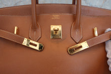 Load image into Gallery viewer, HERMES BIRKIN 35 Graine Couchevel leather Gold □G Engraving Hand bag 800090032
