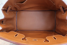 Load image into Gallery viewer, HERMES BIRKIN 35 Graine Couchevel leather Gold □G Engraving Hand bag 800090032