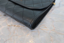 Load image into Gallery viewer, CHANEL Matelasse chain shoulder bag Lambskin Black/Gold hadware Shoulder bag 800060056
