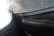 Load image into Gallery viewer, CHANEL  Bias stitch chain shoulder bag Caviar skin Black/Gold hadware Shoulder bag 700080221