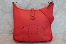 將圖片載入圖庫檢視器 HERMES/エルメス エブリン1PM トリヨンクレマンス ヴァーミリオン □H刻印 ショルダーバッグ 700100017