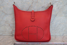 將圖片載入圖庫檢視器 HERMES/エルメス エブリン1PM トリヨンクレマンス ヴァーミリオン □H刻印 ショルダーバッグ 700100017