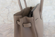 Load image into Gallery viewer, HERMES BIRKIN 25 Swift leather Gris asphalt C Engraving Hand bag 700070281
