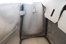 Load image into Gallery viewer, HERMES BIRKIN 25 Swift leather Gris asphalt C Engraving Hand bag 700070281