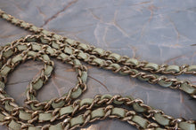 Load image into Gallery viewer, CHANEL Mini matelasse chain shoulder bag Caviar skin Lite green/Gold hadware Shoulder bag 700090010