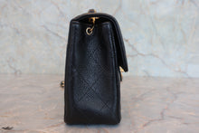 Load image into Gallery viewer, CHANEL Mini Matelasse single flap chain shoulder bag Black/Gold hadware Shoulder bag 800050102