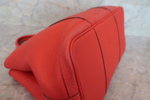 Load image into Gallery viewer, HERMES GARDEN PARTY PM Country leather Rouge pivoine R Engraving Tote bag 700110067