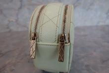 Load image into Gallery viewer, CHANEL Mini matelasse chain shoulder bag Caviar skin Lite green/Gold hadware Shoulder bag 700090010